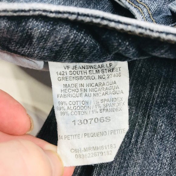 Riders by Lee Women's Size 14 Petite Boot Cut Denim Blue Jean Preowned - Picture 6 of 14